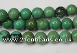 CNT352 15.5 inches 8mm round turquoise beads wholesale