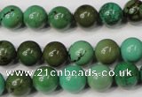 CNT353 15.5 inches 10mm round turquoise beads wholesale