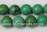 CNT355 15.5 inches 14mm round turquoise beads wholesale