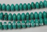 CNT361 15.5 inches 5*8mm rondelle turquoise beads wholesale