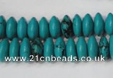 CNT364 15.5 inches 5*12mm rondelle turquoise beads wholesale