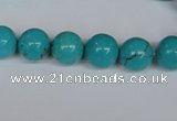 CNT40 16 inches 6mm round turquoise beads wholesale