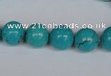 CNT41 16 inches 8mm round turquoise beads wholesale