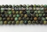 CNT411 15.5 inches 8mm round natural turquoise beads wholesale