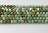 CNT416 15.5 inches 6mm round mongolian turquoise beads wholesale