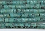 CNT527 15.5 inches 3mm - 3.5mm heishi turquoise gemstone beads