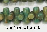 CNT536 15.5 inches 3*9mm turquoise gemstone beads