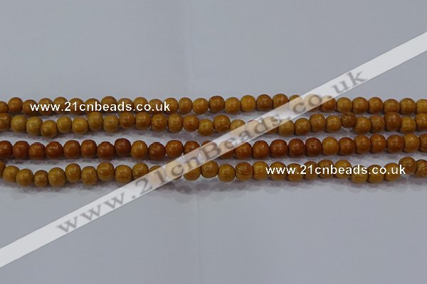 CNW02 15.5 inches 6mm round nangka wood beads wholesale