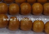 CNW04 15.5 inches 10mm round nangka wood beads wholesale