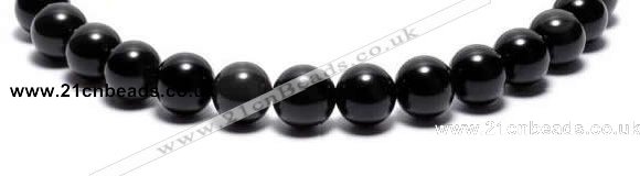 COB03 16 inches 10mm  round black obsidian gemstone beads wholesale