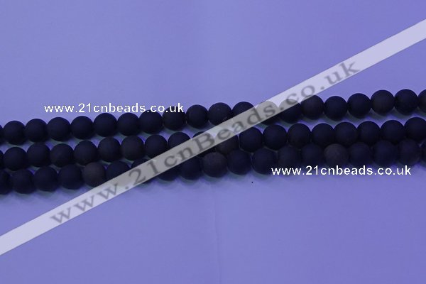 COB278 15.5 inches 6mm round matte golden obsidian beads wholesale