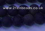 COB279 15.5 inches 8mm round matte golden obsidian beads wholesale