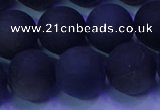 COB281 15.5 inches 12mm round matte golden obsidian beads wholesale