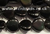 COB467 15.5 inches 10*10mm heart black obsidian beads wholesale