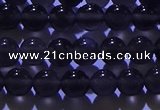 COB701 15.5 inches 6mm round ice black obsidian beads wholesale