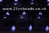 COB705 15.5 inches 14mm round ice black obsidian beads wholesale