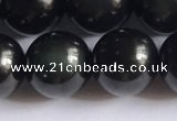 COB724 15.5 inches 12mm round black obsidian gemstone beads