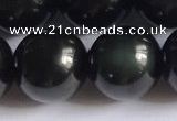 COB725 15.5 inches 14mm round black obsidian gemstone beads