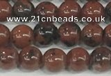 COB750 15.5 inches 4mm round mahogany obsidian beads wholesale