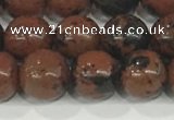 COB752 15.5 inches 8mm round mahogany obsidian beads wholesale