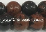COB754 15.5 inches 12mm round mahogany obsidian beads wholesale