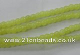 COJ101 15.5 inches 4mm round olive jade beads wholesale