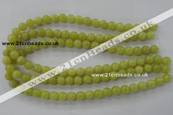 COJ104 15.5 inches 10mm round olive jade beads wholesale