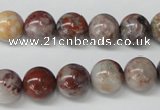 COJ204 15.5 inches 10mm round blood stone beads wholesale