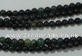 COJ300 15.5 inches 4mm round Indian bloodstone beads wholesale