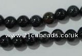 COJ302 15.5 inches 8mm round Indian bloodstone beads wholesale