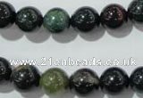 COJ303 15.5 inches 10mm round Indian bloodstone beads wholesale