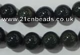 COJ304 15.5 inches 12mm round Indian bloodstone beads wholesale