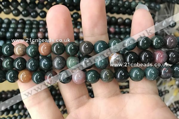 COJ332 15.5 inches 8mm round Indian bloodstone beads wholesale