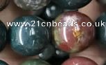 COJ334 15.5 inches 12mm round Indian bloodstone beads wholesale