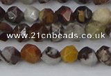 COJ371 15.5 inches 6mm faceted nuggets outback jasper beads