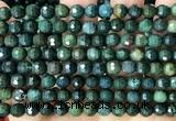 COJ512 15 inches 6mm faceted round Indian bloodstone beads wholesale