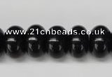 CON24 15.5 inches 10*16mm rondelle black onyx gemstone beads