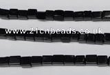 CON30 15.5 inches 4*4mm cube black onyx gemstone beads