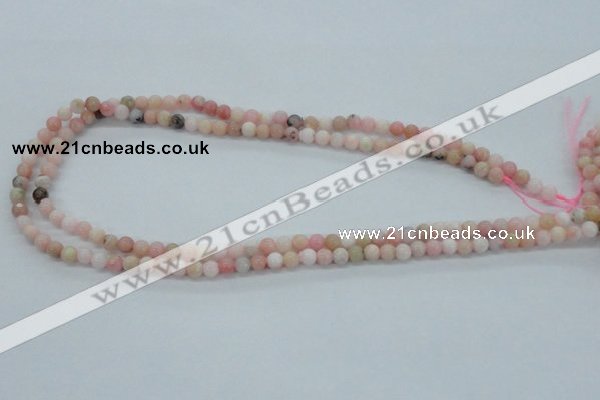 COP01 15.5 inches 5mm round natural pink opal beads wholesale