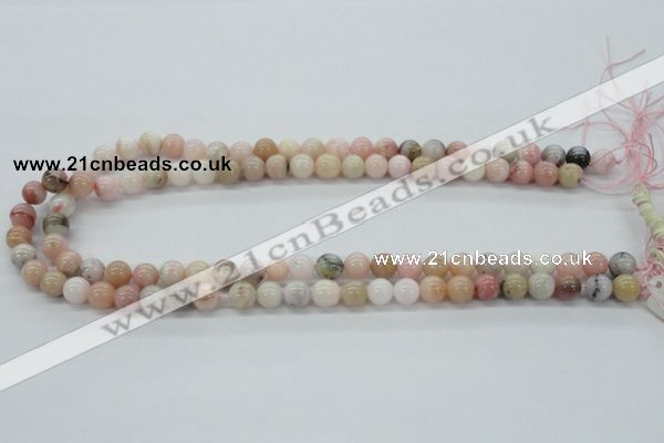 COP03 15.5 inches 8mm round natural pink opal beads wholesale