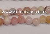 COP1001 15.5 inches 4mm round natural pink opal gemstone beads