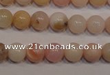 COP1002 15.5 inches 6mm round natural pink opal gemstone beads