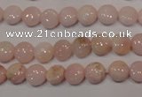 COP1011 15.5 inches 8mm flat round natural pink opal gemstone beads