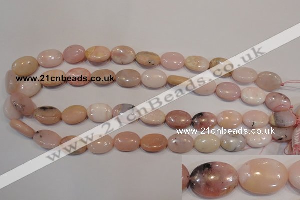 COP1024 15.5 inches 13*18mm oval natural pink opal gemstone beads