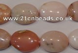 COP1025 15.5 inches 15*20mm oval natural pink opal gemstone beads