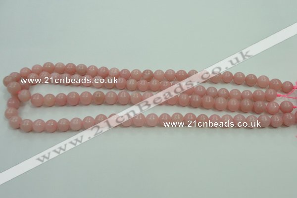 COP1212 15.5 inches 8mm round Chinese pink opal gemstone beads