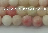 COP1226 15.5 inches 6mm round Chinese pink opal beads wholesale