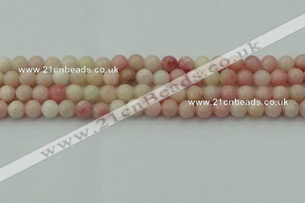 COP1226 15.5 inches 6mm round Chinese pink opal beads wholesale