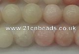 COP1227 15.5 inches 8mm round Chinese pink opal beads wholesale