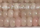 COP1236 15.5 inches 2.5*4mm rondelle Chinese pink opal beads